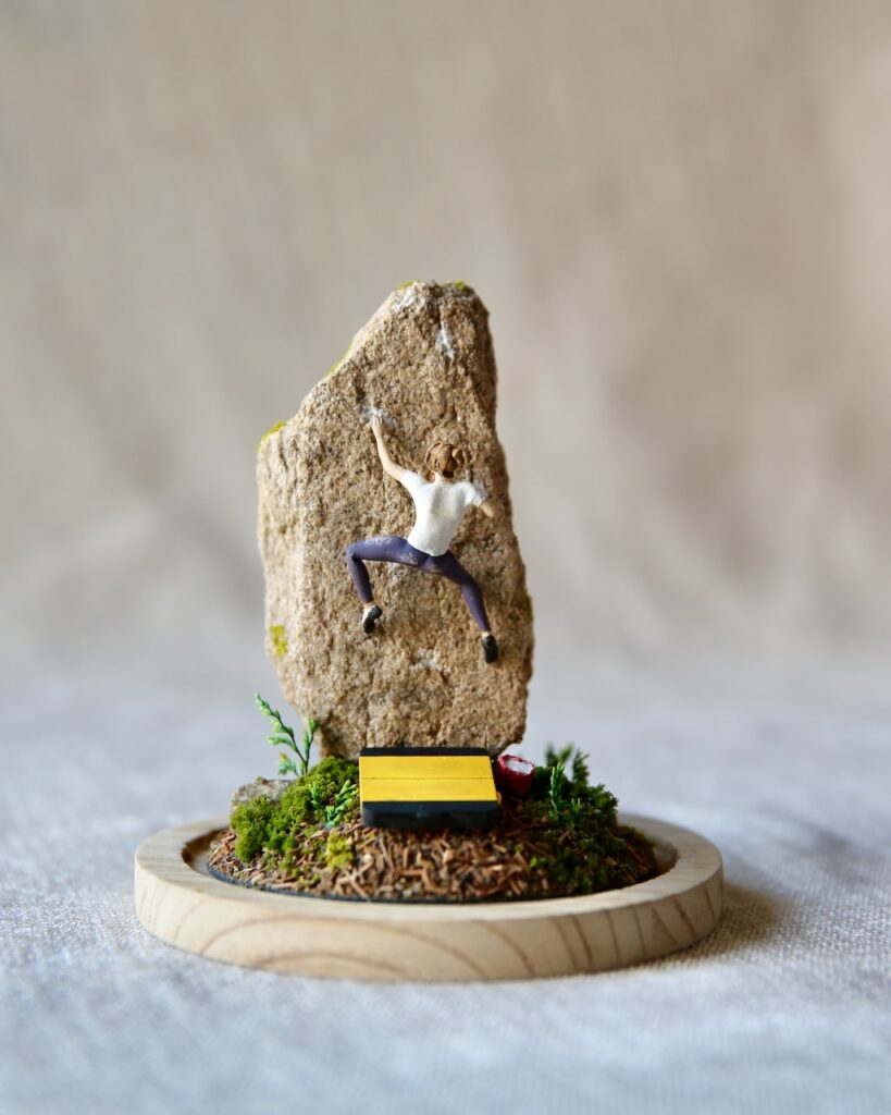 Diorama d'escalade - Saint-Just #B016